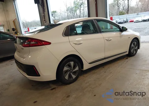 2017 Hyundai Ioniq Hybrid Sel z USA, uszkodzony, nr VIN KMHC75LC6HU019860
